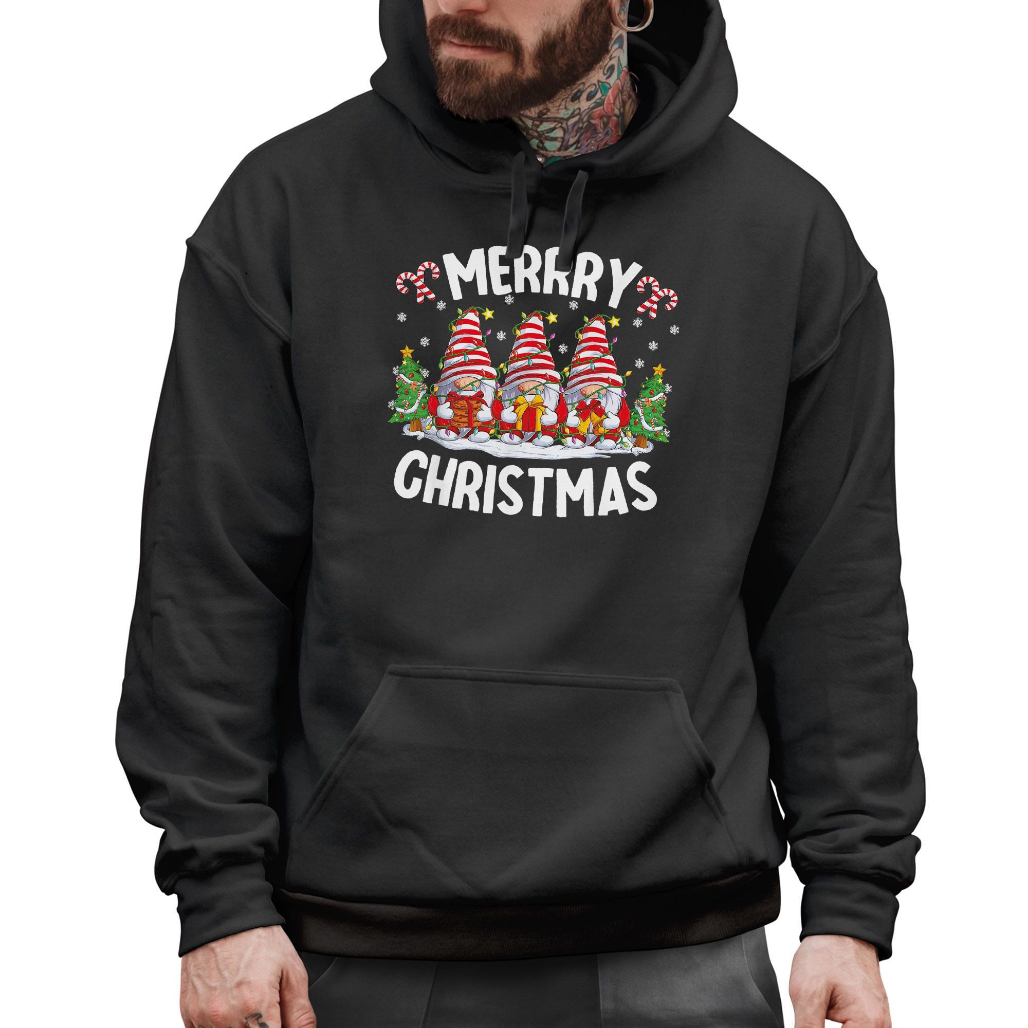 MoonWorks Hoodie Hoodie Herren Weihnachten Wichtel Merry Christmas Kapuzen- günstig online kaufen