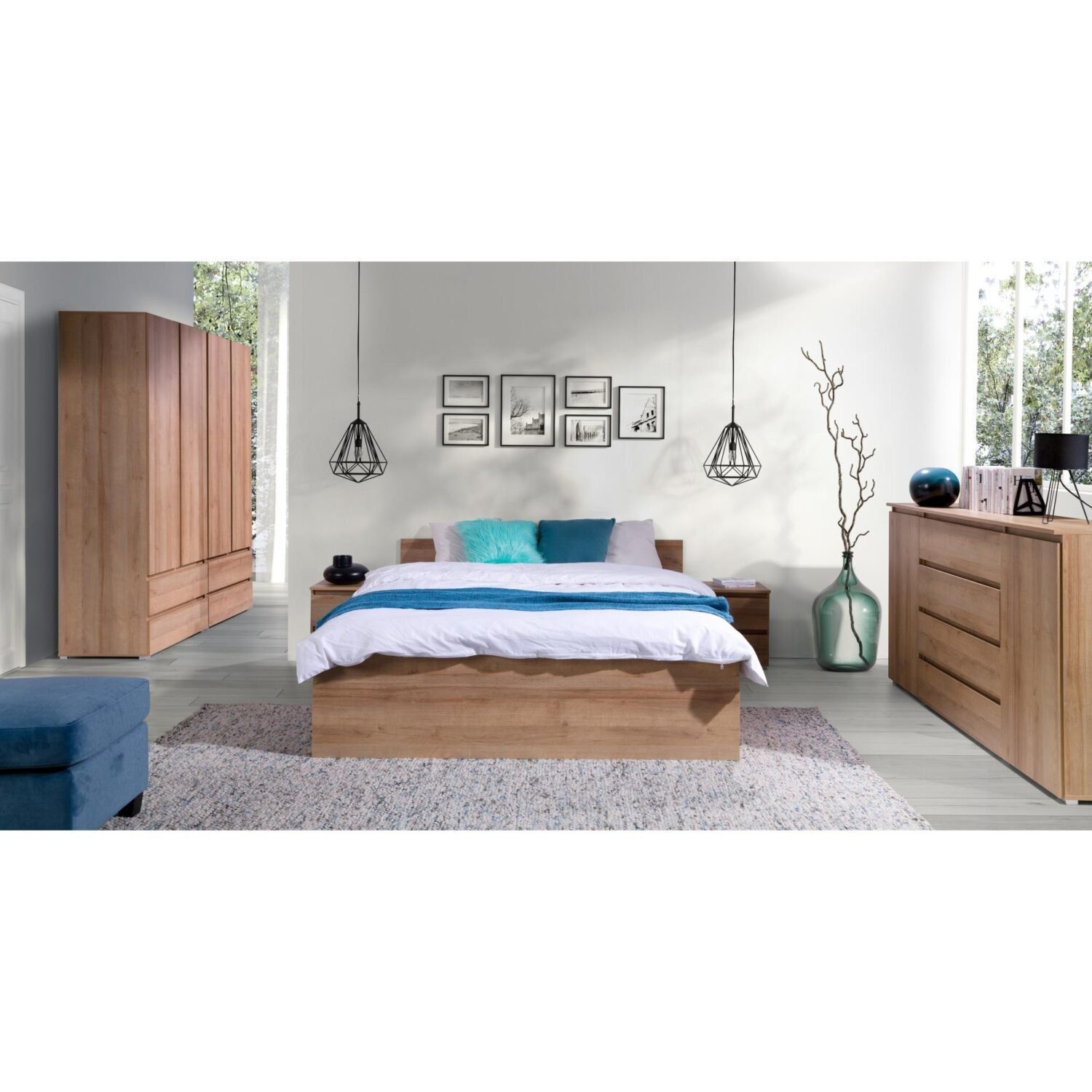 Beautysofa Bücherregal Geräumiges Bücherregal mit Schubladen COSMO, (B:92/H günstig online kaufen