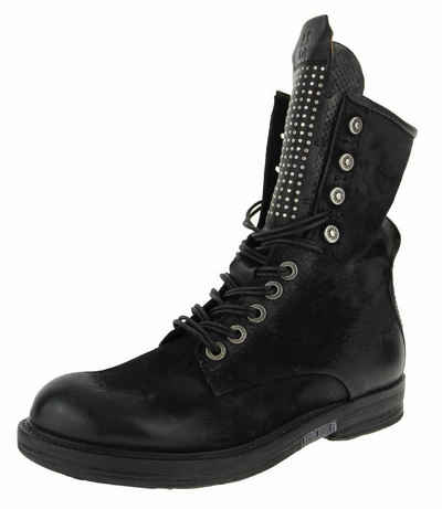 A.S.98 A.S. 98 Damen Черевики im Biker Look Schnürstiefel