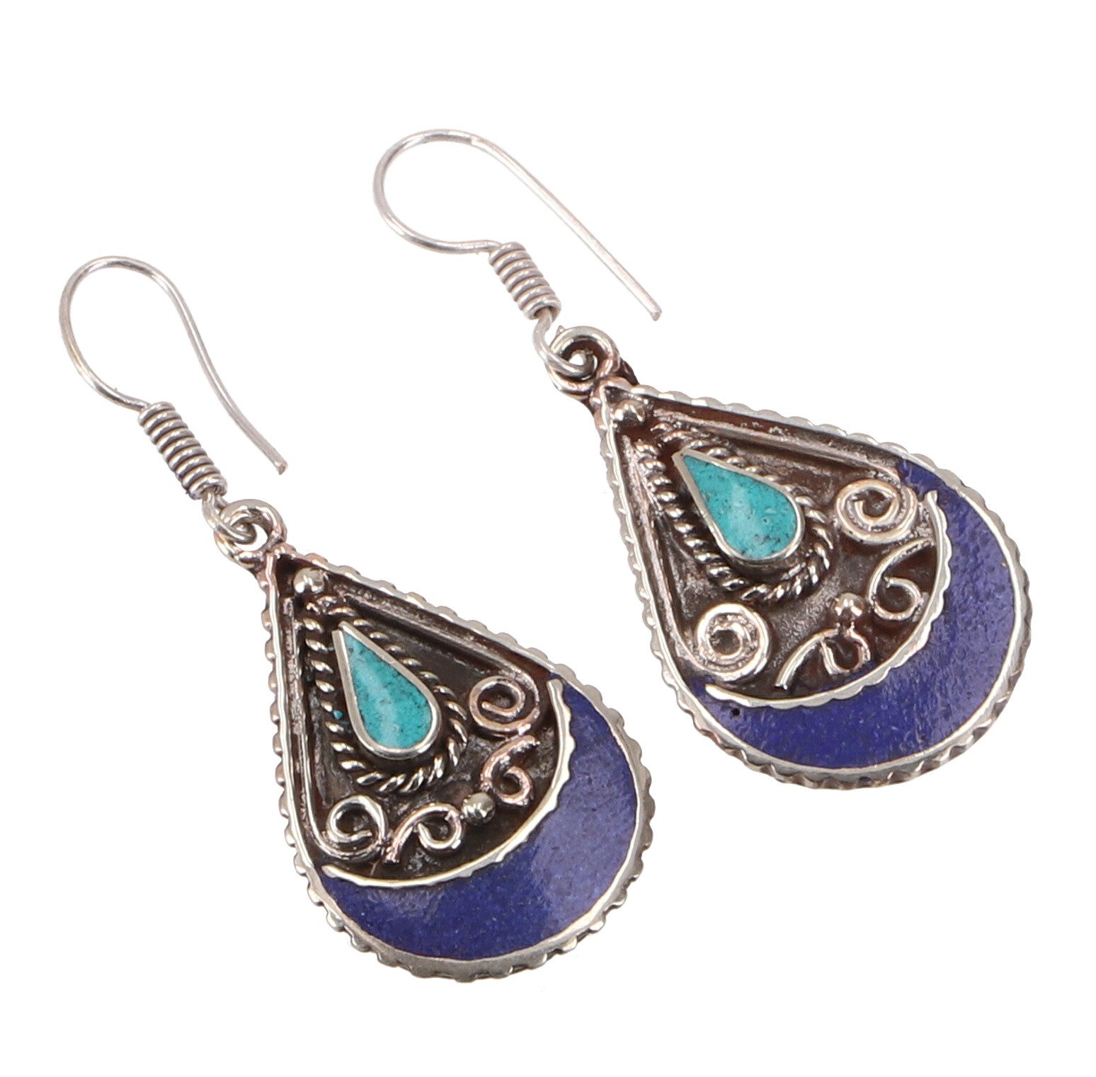 Guru-Shop Paar Ohrhänger Boho Tibet Ethno Ohrringe, tibetischer Schmuck.. günstig online kaufen