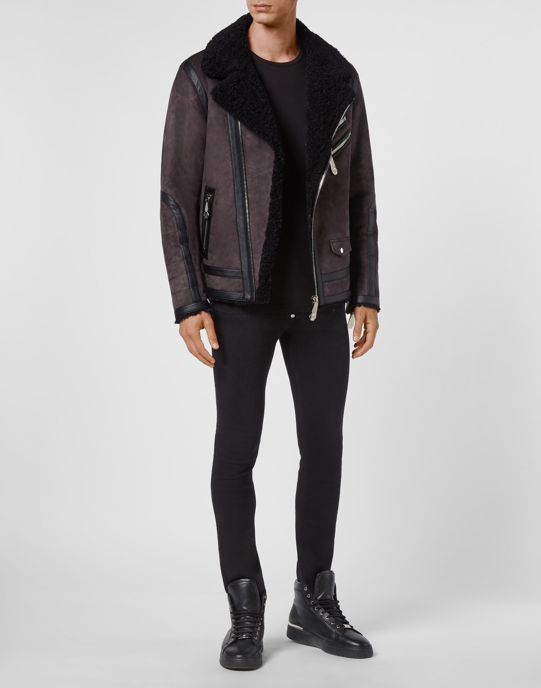 PHILIPP PLEIN Bikerjacke Iconic Plein