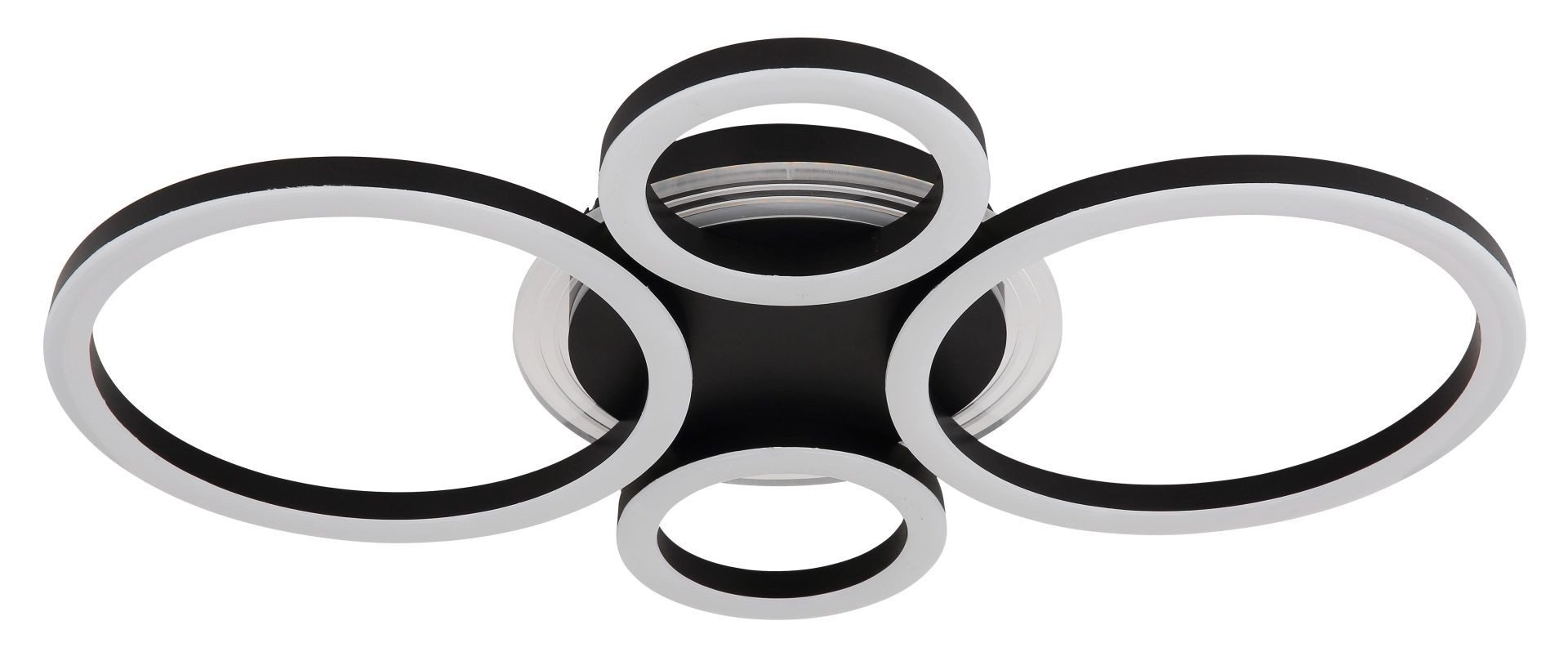 GLOBO LIGHTING LED Deckenleuchte LORETTA, Memoryfunktion, LED fest integriert, warmweiß - kaltweiß, Deckenlampe, rund, Wohnzimmer, Schlafzimmer