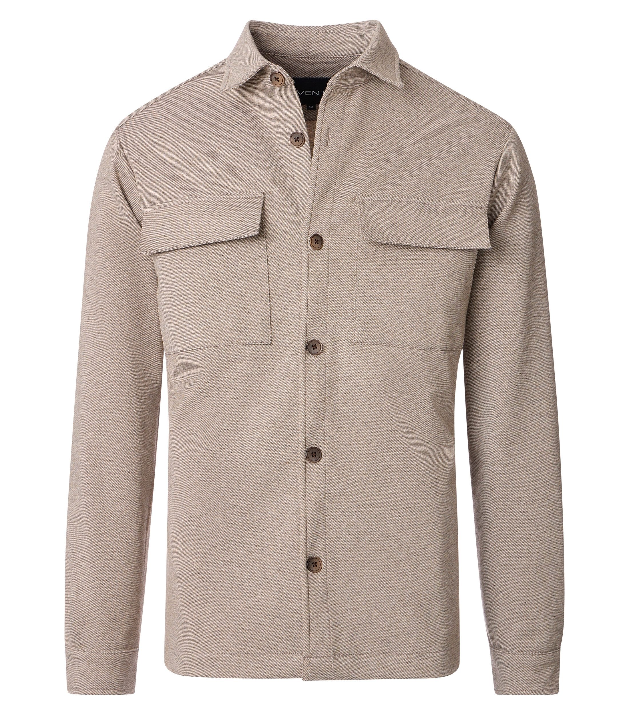 VENTI Langarmhemd VENTI Hemdjacke uni günstig online kaufen