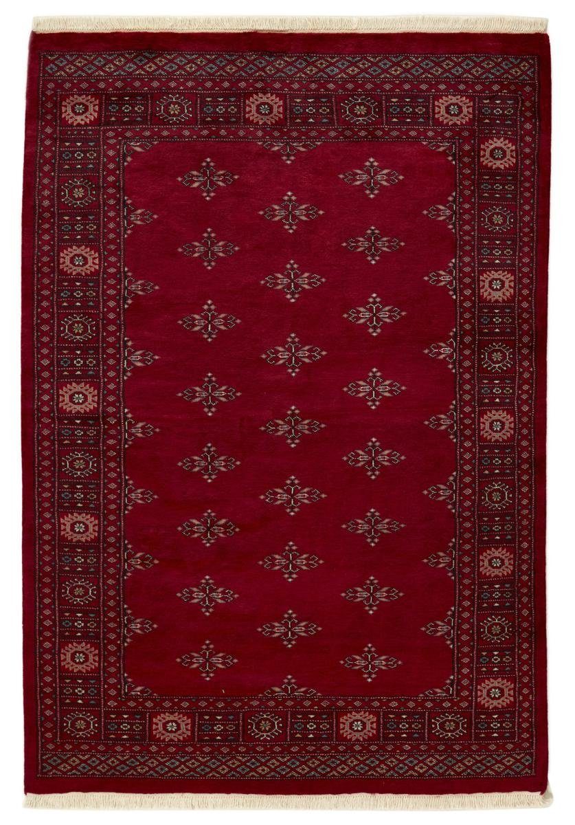 Orientteppich Pakistan Buchara 3ply 138x202 Handgeknüpfter Orientteppich, Nain Trading, rechteckig, Höhe: 8 mm