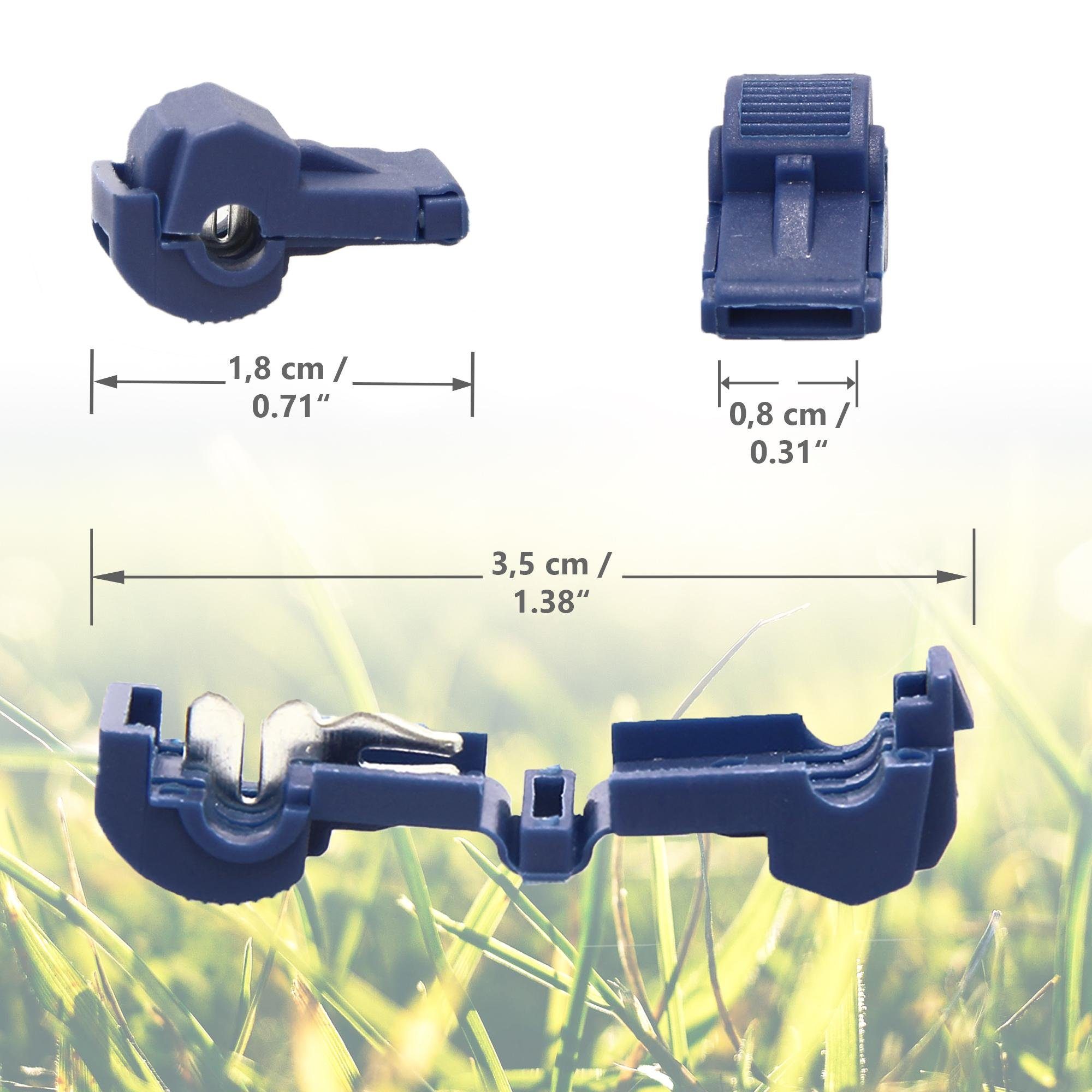 ECENCE Verbindungsklemme Abzweigverbinder Klemmverbinder Kabelverbinder 4er
