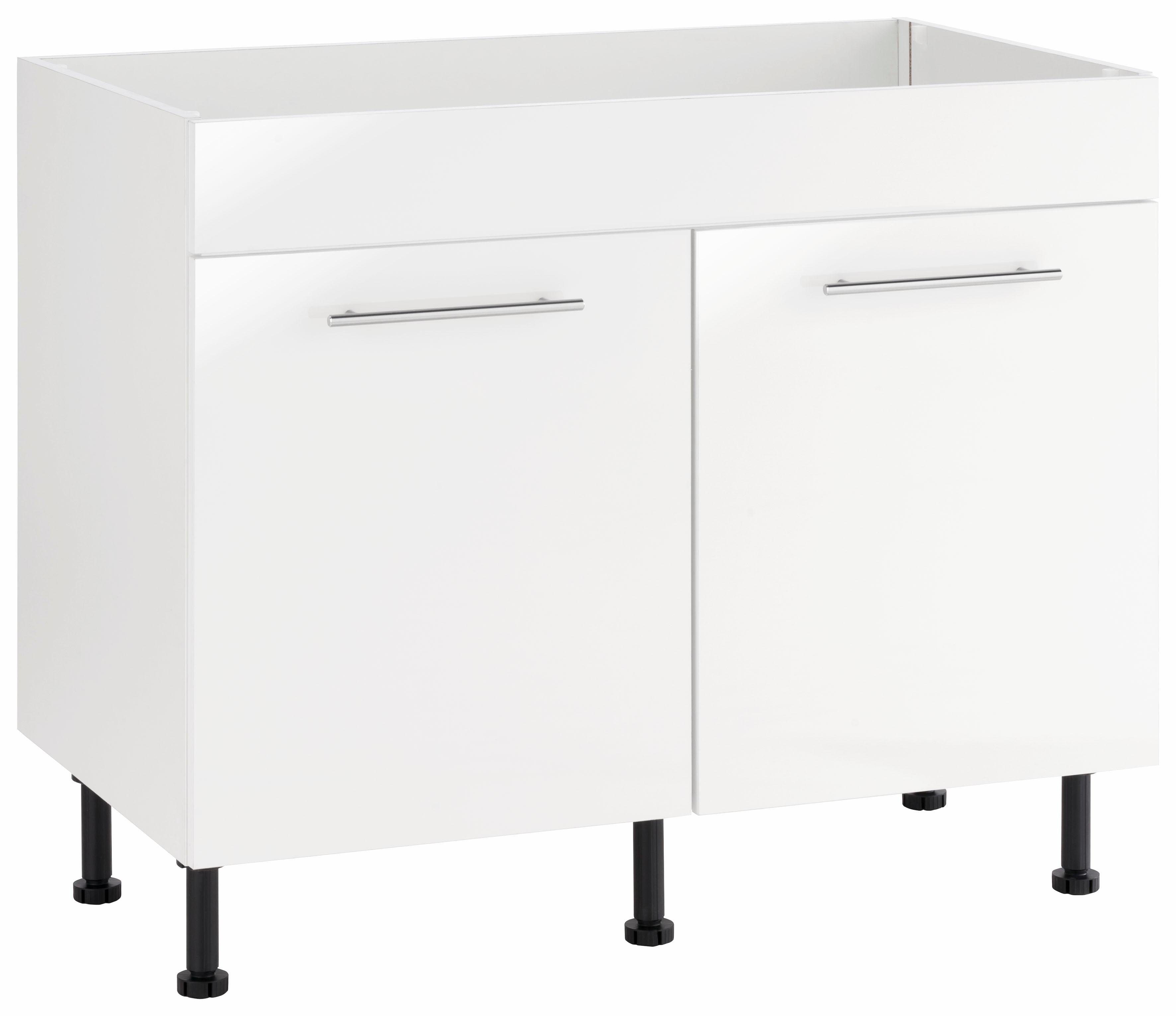 wiho Küchen Spülenschrank "Ela" Breite 100 cm, höhenverstellbare Füße günstig online kaufen