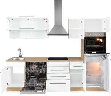 HELD MÖBEL Küchenzeile Eton, ohne E-Geräte, Breite 270 cm
