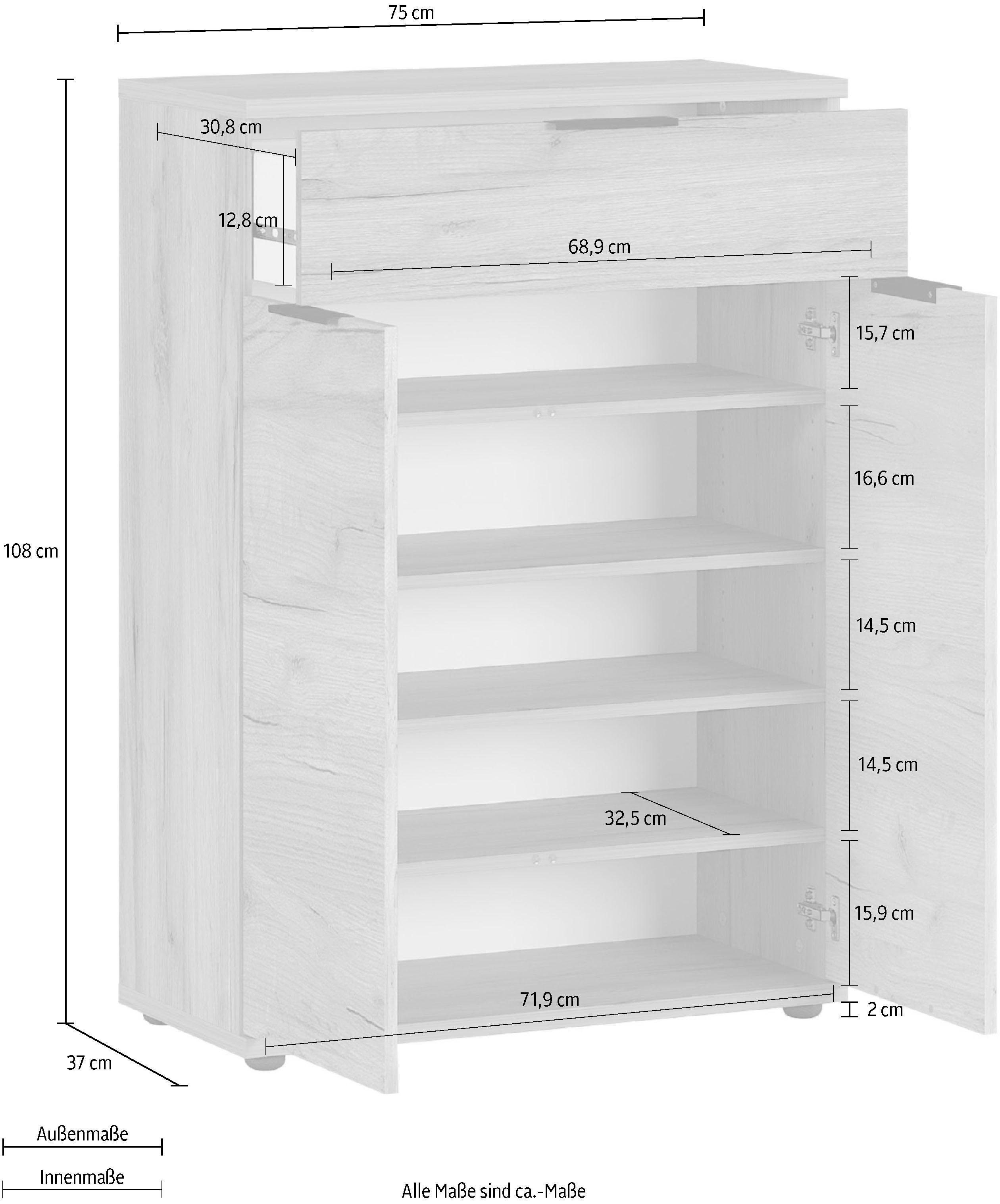 GERMANIA GW-FREMONT Schuhschrank