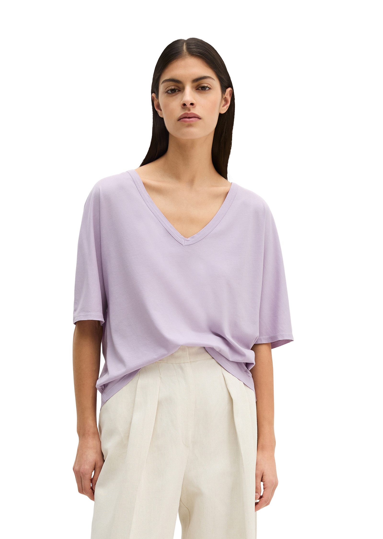 Marc O'Polo T-Shirt mit angeschnittenen Ärmeln