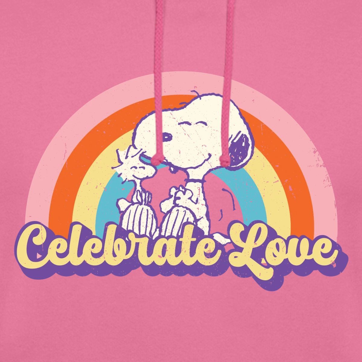 Spreadshirt Hoodie Peanuts Celebrate Love Design Mit Snoopy Unisex Hoodie (1-tlg)