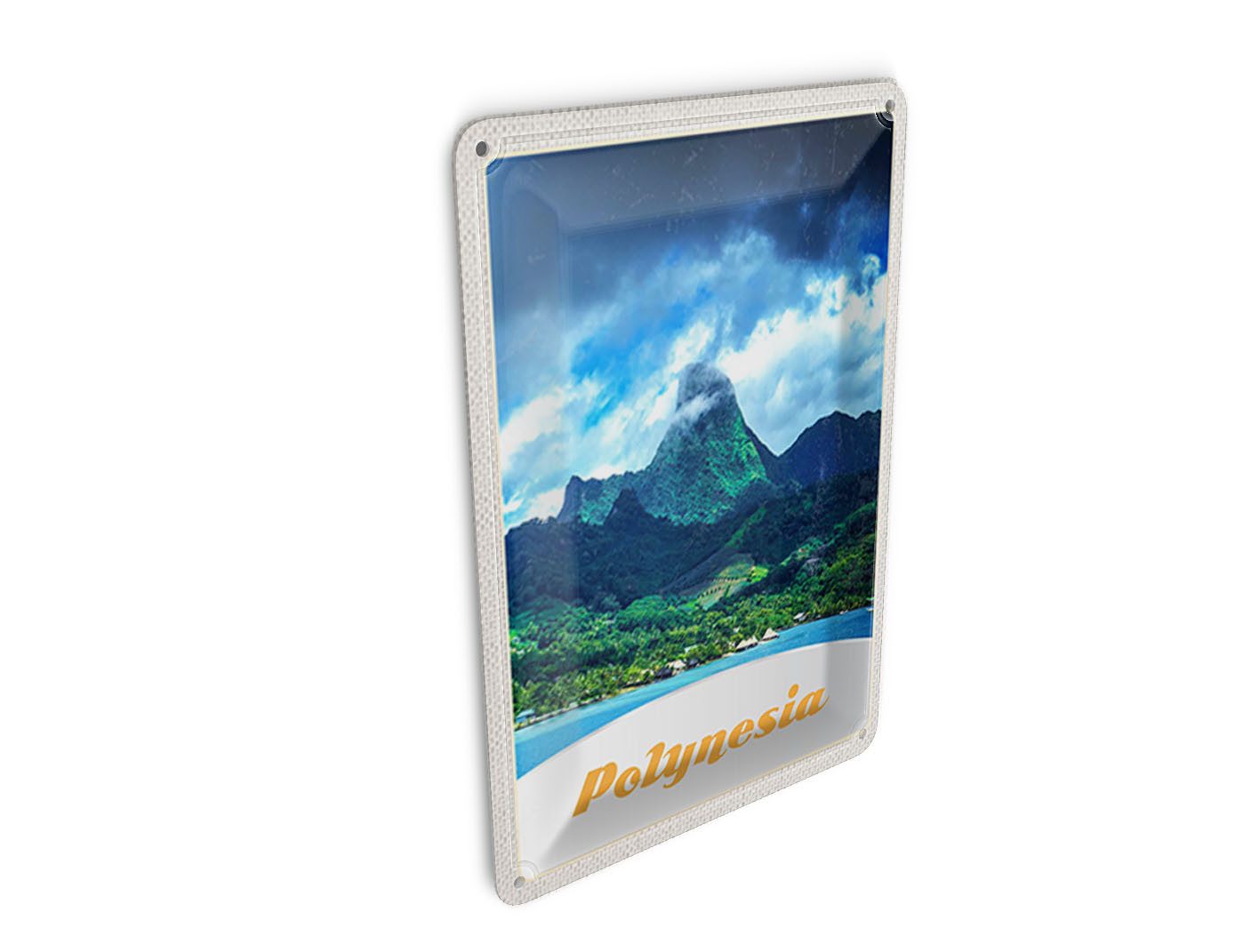 Femer GmbH Postkarte Reise 10x14 cm Polynesien Insel Australien Pazifik, unfrankiert