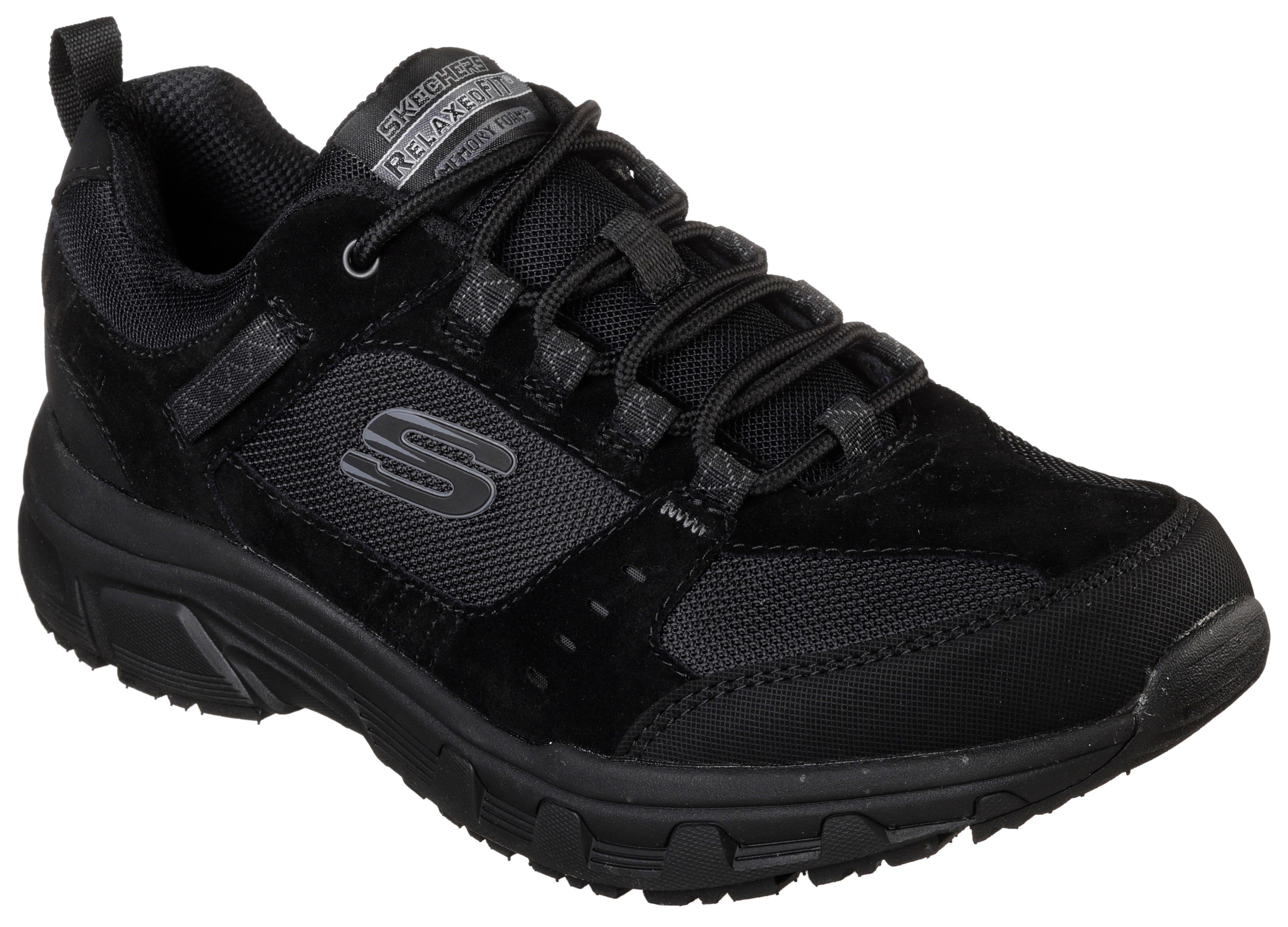 Skechers Oak Canyon Sneaker mit bequemer Memory Foam-Ausstattung schwarz