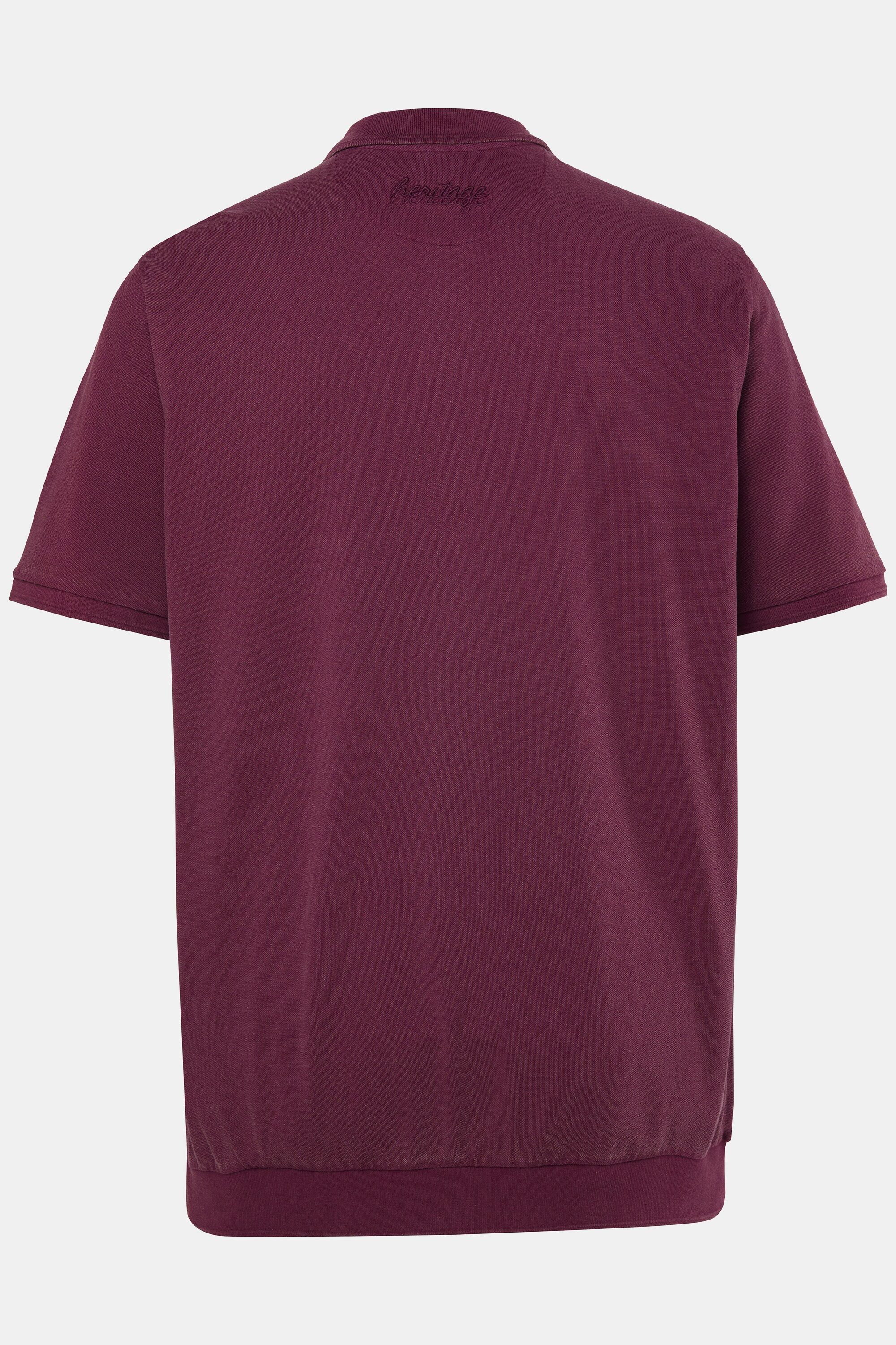 JP1880 Poloshirt Poloshirt Bauchfit Piqué Halbarm Vintage Look – Bild 3 von 3