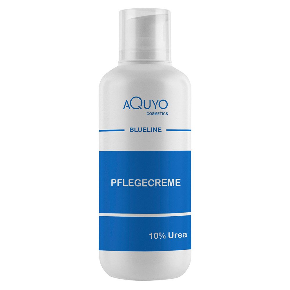AQUYO Cosmetics Feuchtigkeitscreme Blueline Pflegecreme 10% Urea Creme für sehr trockene Haut