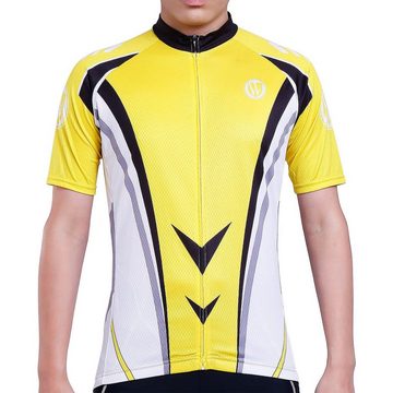 MidGard Radtrikot e-Bike Funktions-Fahrradtrikot, kurzarm, atmungsaktiv Gelb Gr. M