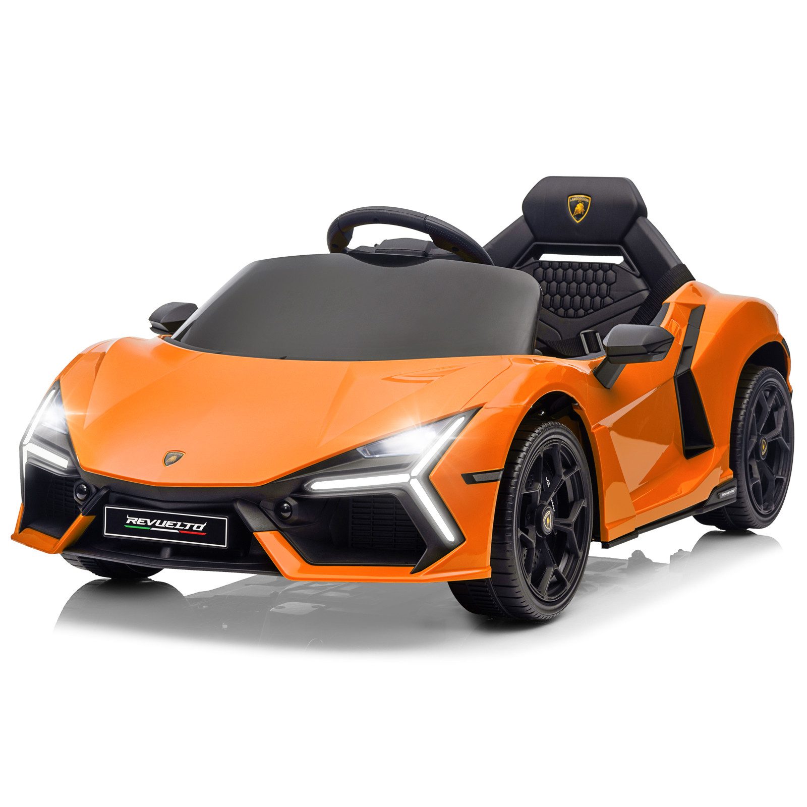 LALAHO Elektro-Kinderauto Kinder Elektroauto 12V 2.4GHz Fernbedienung, 12V 4.5Ah, 2.4GHz Fernbedienung, drei Geschwindigkeitsstufen