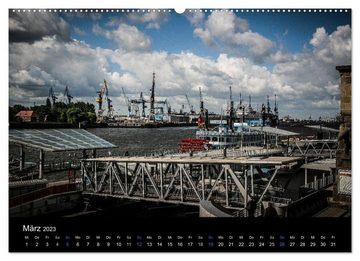 CALVENDO Wandkalender Hamburg (Premium, hochwertiger DIN A2 Wandkalender 2023, Kunstdruck in Hochglanz)