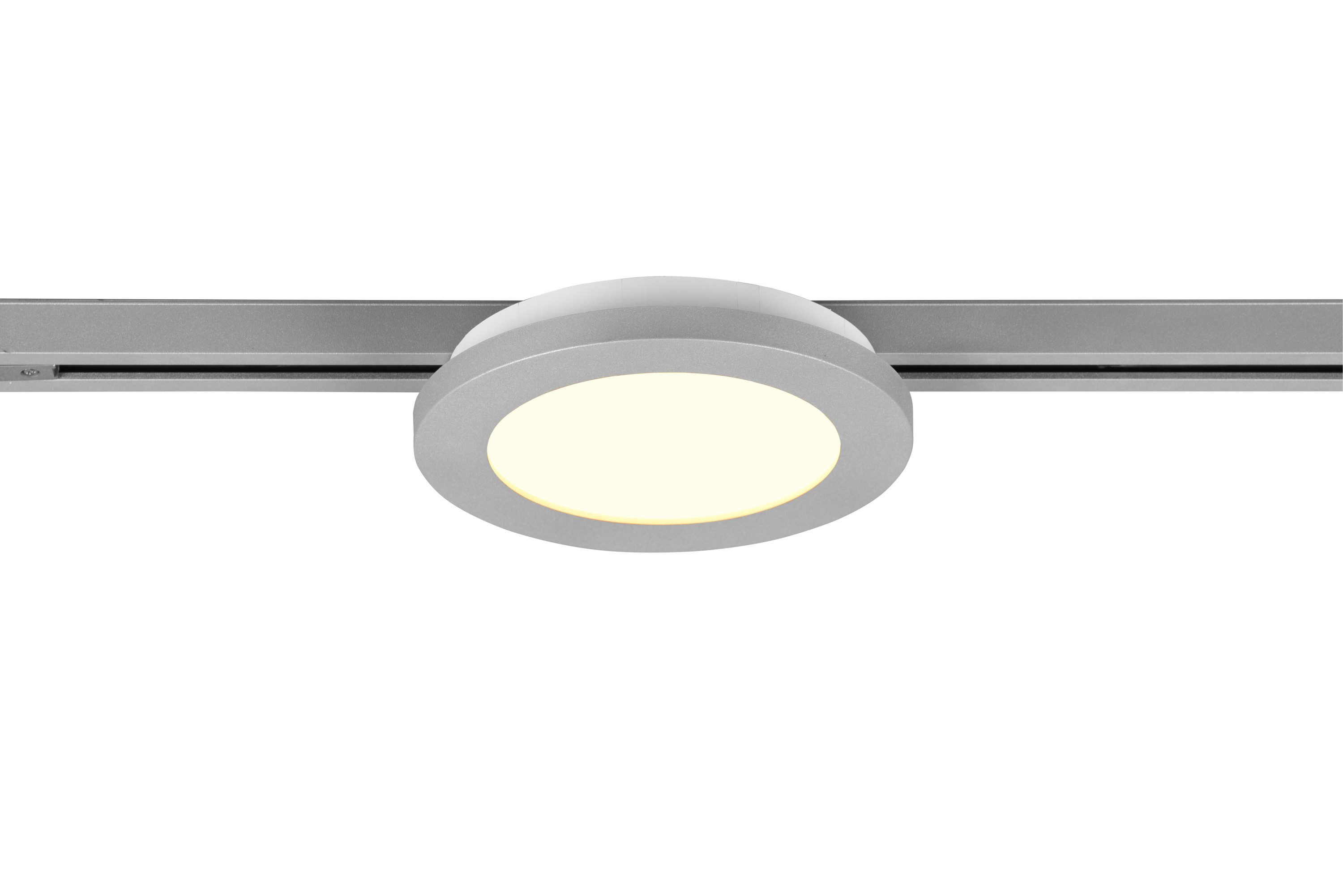 TRIO Leuchten Deckenleuchte TRIO-Leuchten Deckenleuchte DUOLINE DH 17x2.90 cm grau Deckenlampe, Warmweiß