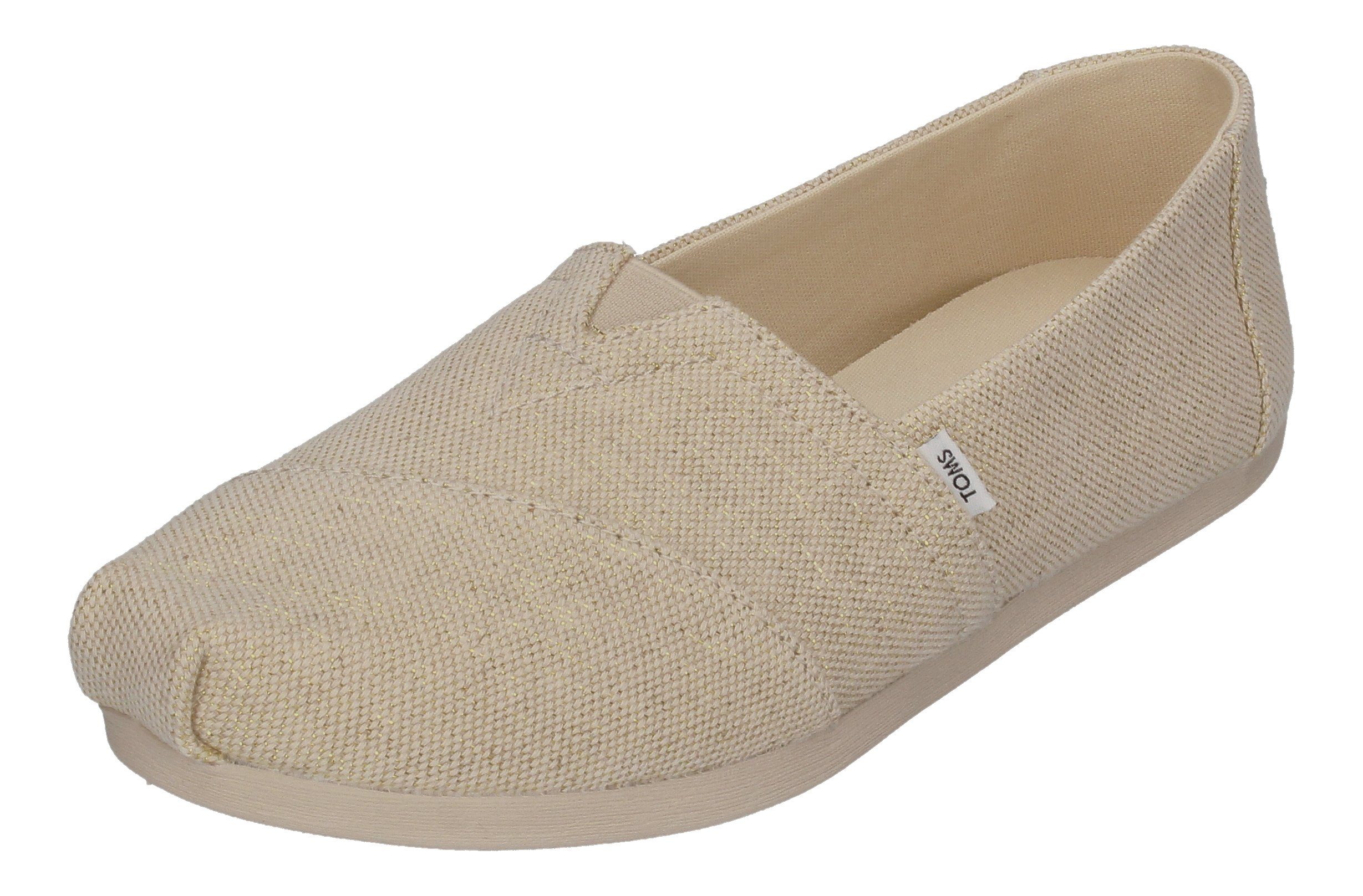 TOMS ALPARGATA 10019699 Espadrille Metallic Natural