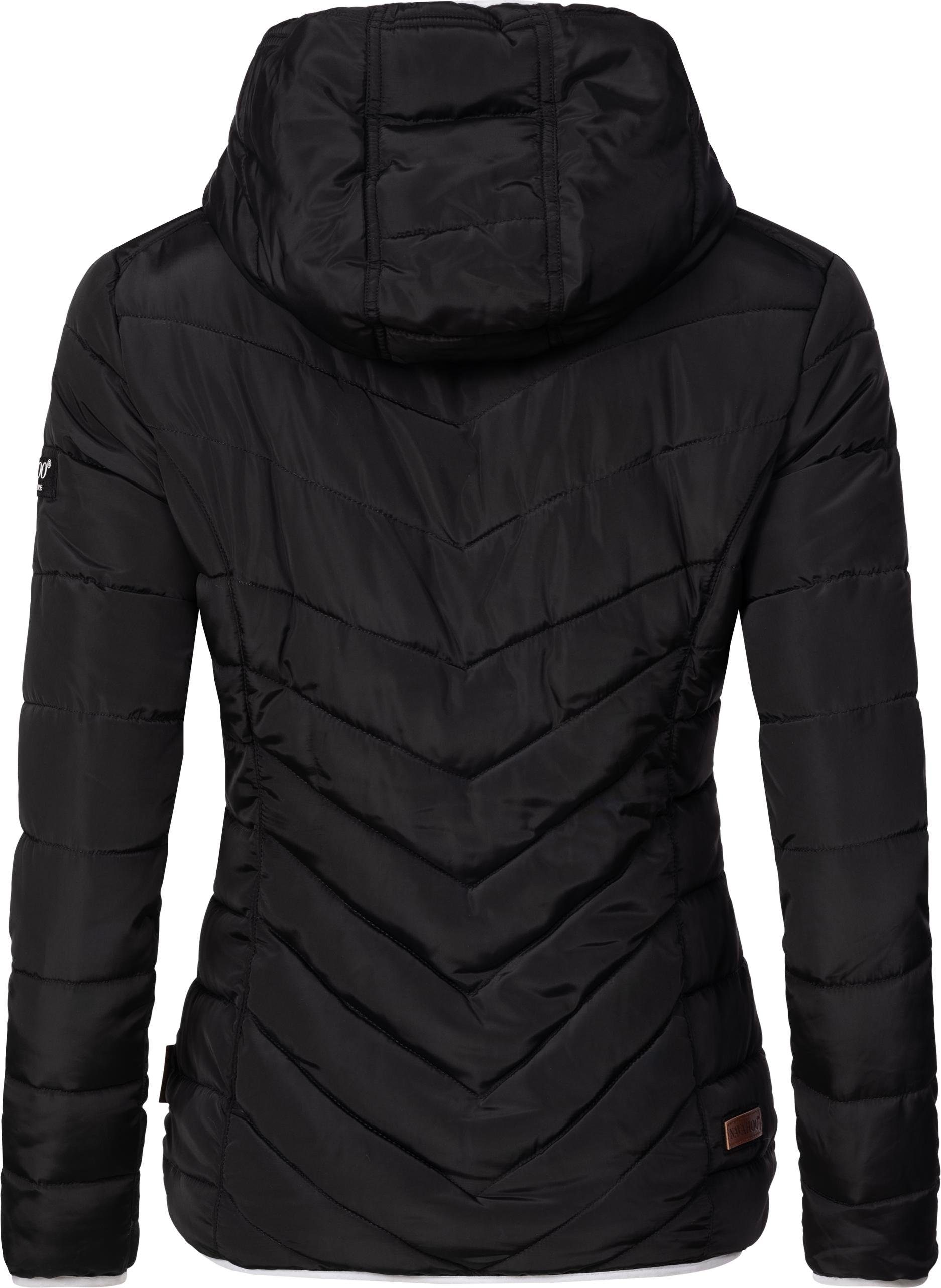 Navahoo Steppjacke Elva stylische Damen Winterjacke mit Kapuze
