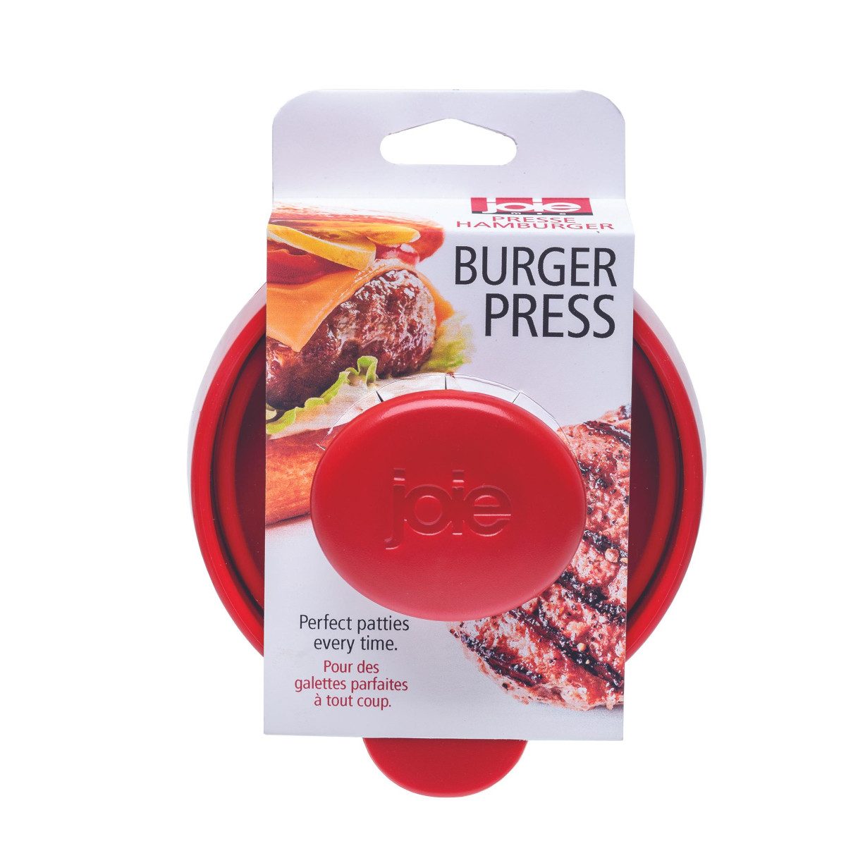 Joie Grillschale Burgerpresse rot, Kunststoff
