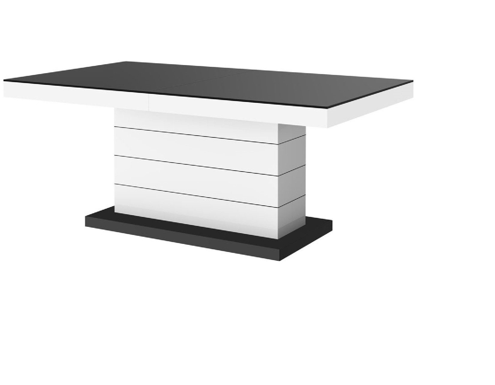 designimpex Couchtisch H-333 Schwarz MATT / günstig online kaufen