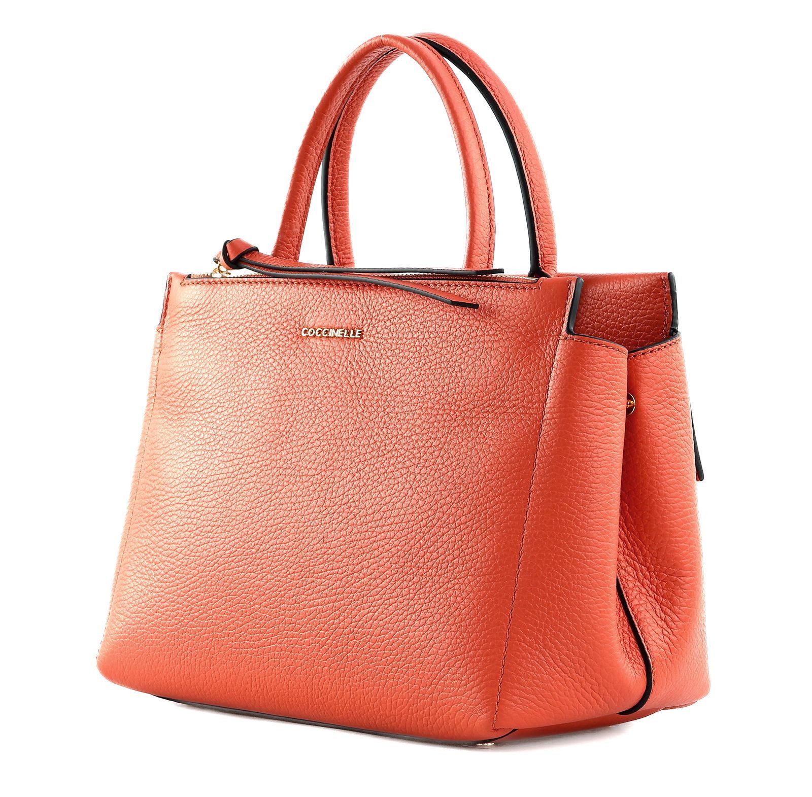 COCCINELLE Handtasche Handbag Grained Leather, aus echtem Rindsleder