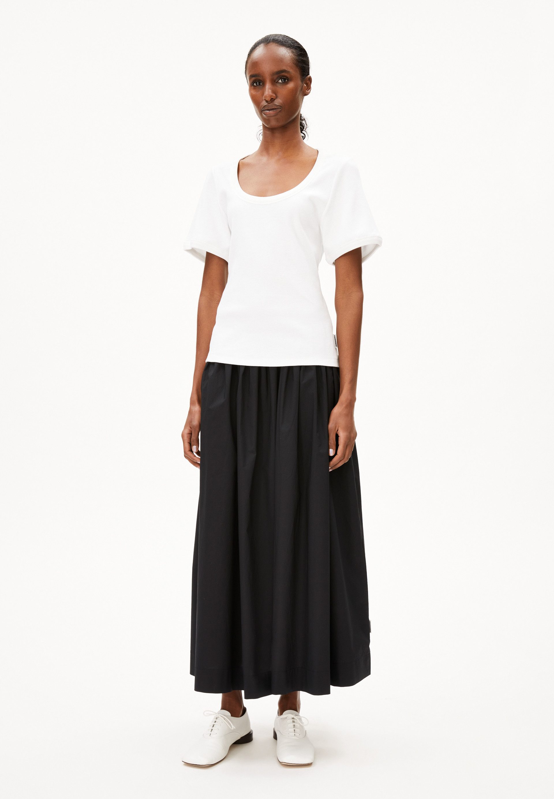 Armedangels T-Shirt VIOLAHAA Ripp-T-Shirt aus Bio-Baumwoll Mix Fitted (Fitt günstig online kaufen