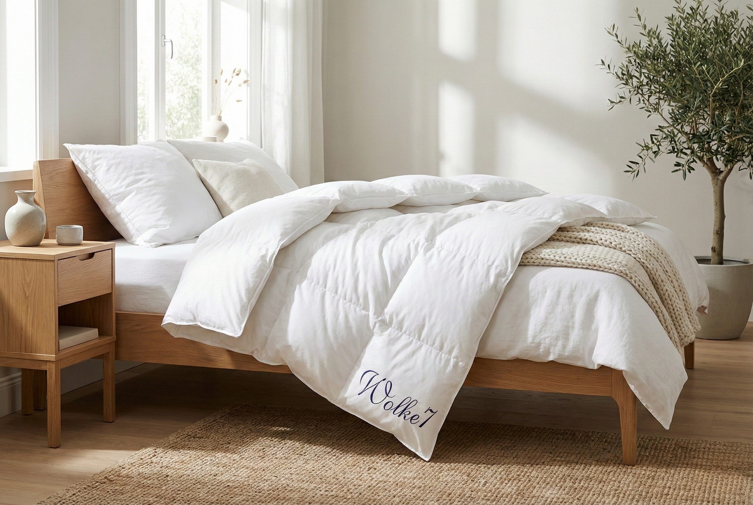 HANSKRUCHEN Daunenbettdecke Wolke 7, Füllung: 90% Daunen, 10% Federn, Bezug günstig online kaufen