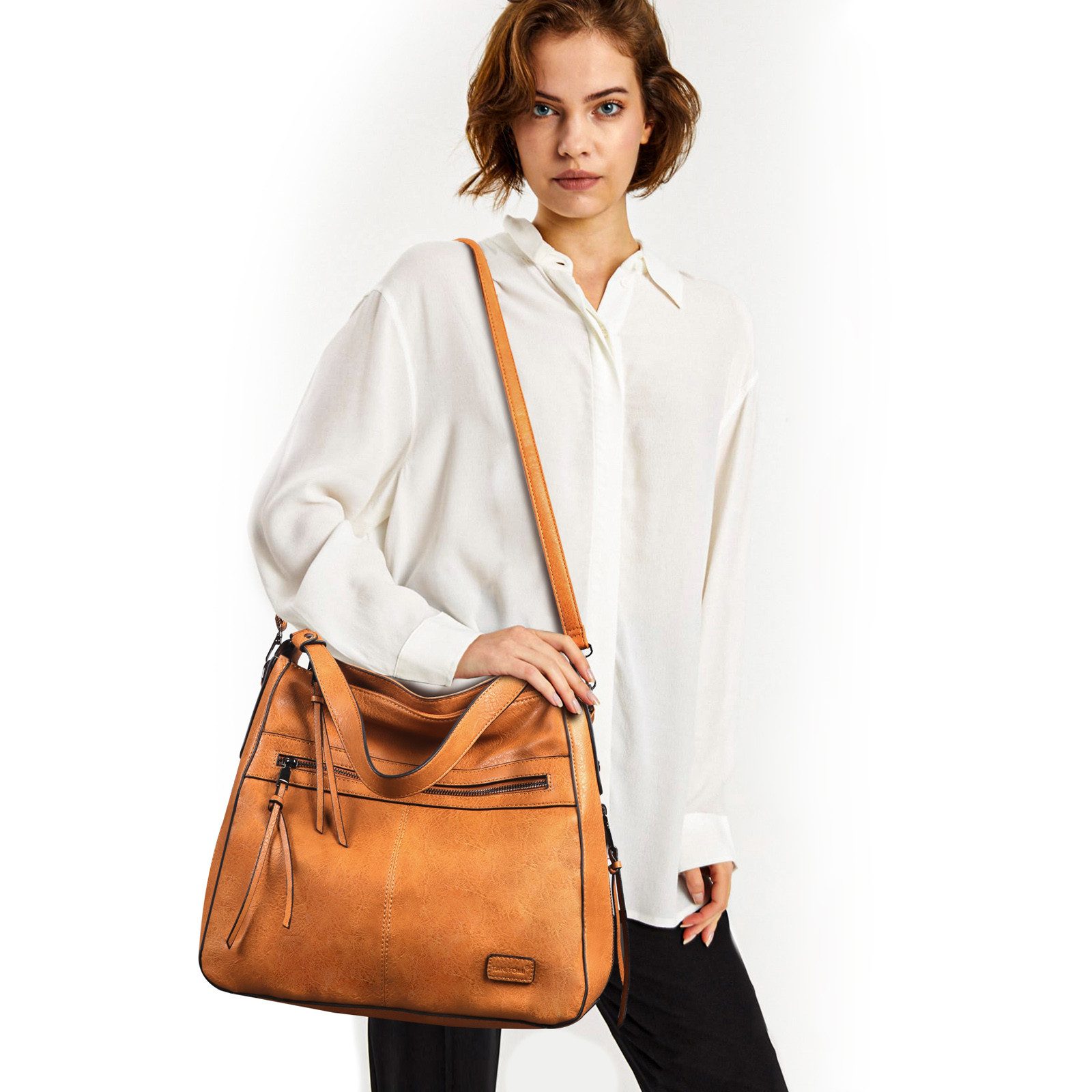 Fassiona Schultertasche Damen Schultertasche Groß Shopper günstig online kaufen