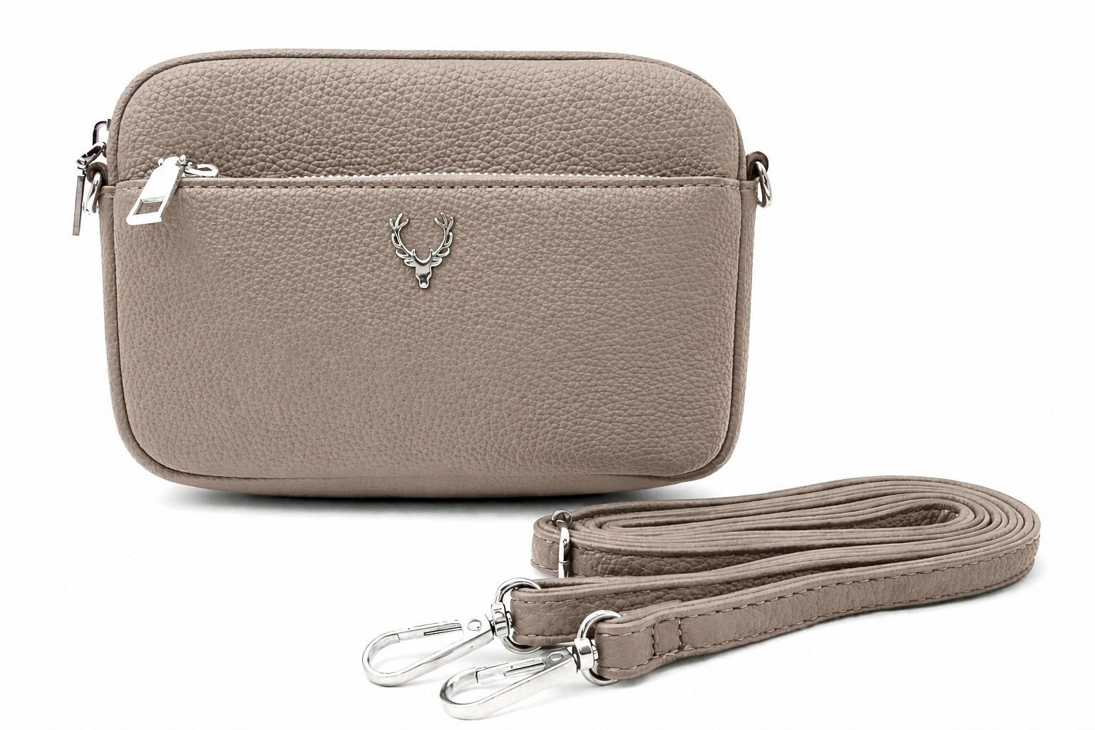 Der Trachtler Trachtentasche Damen Dirndltasche mit Hirsch-Zierteil, - stilvolles Trachten-Accessoire
