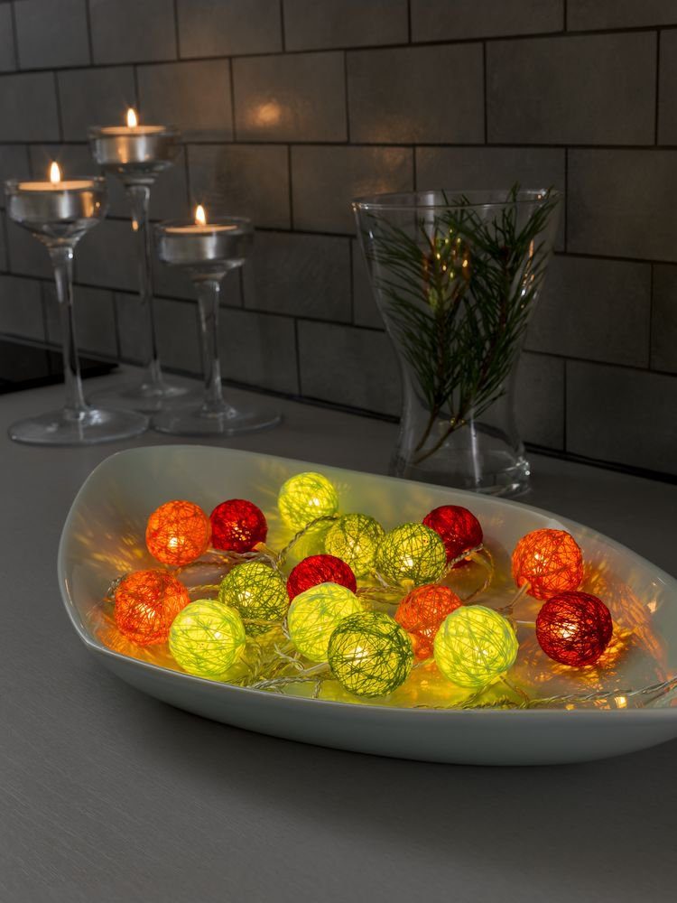 KONSTSMIDE LED-Lichterkette Weihnachtsdeko, 16-flammig, LED Dekolichter, bu günstig online kaufen