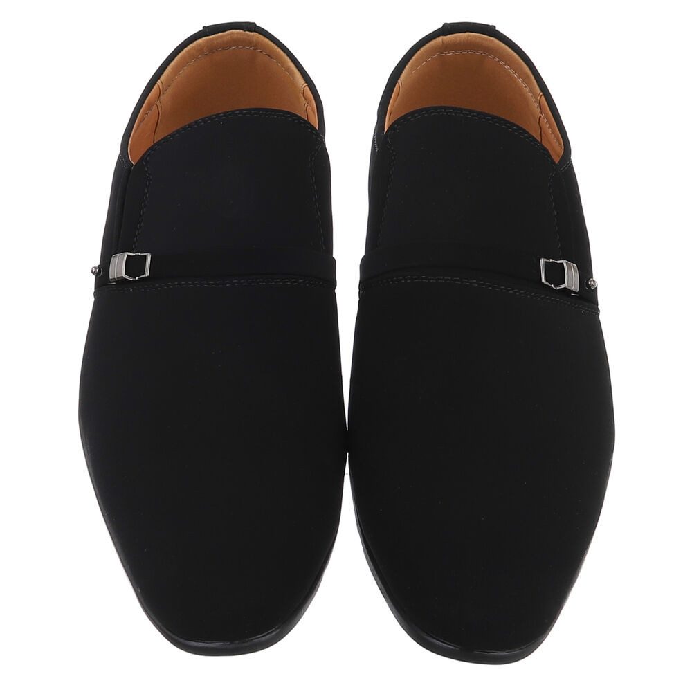 Coolwalk Eleganter Herrenschuh mit Komfort und modernem Design Slipper (89858836) Blockabsatz Business-Schuhe in Schwarz – Bild 4 von 5