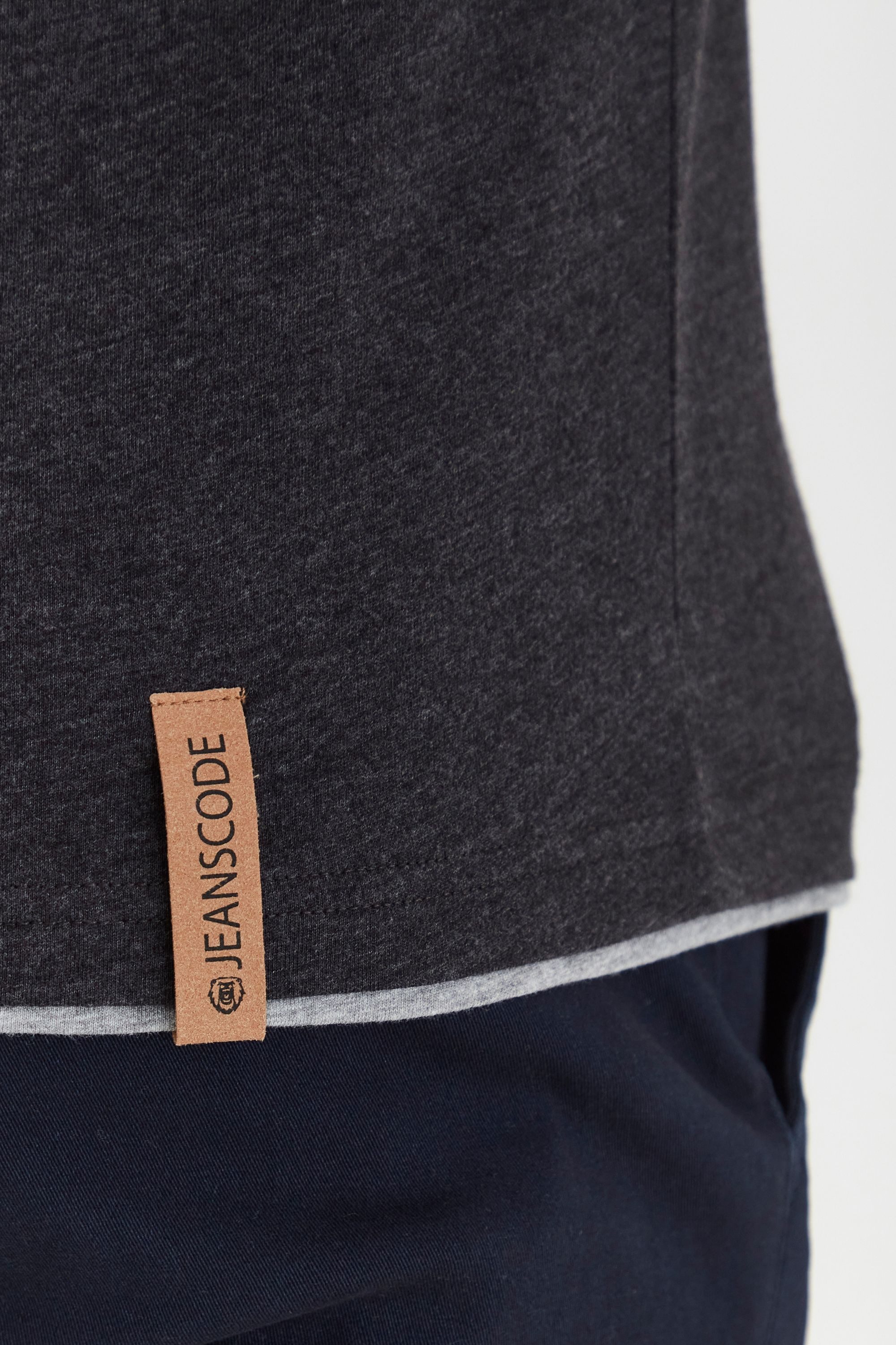 Indicode Layershirt IDTony Kurzarmshirt mit Knopfleiste günstig online kaufen