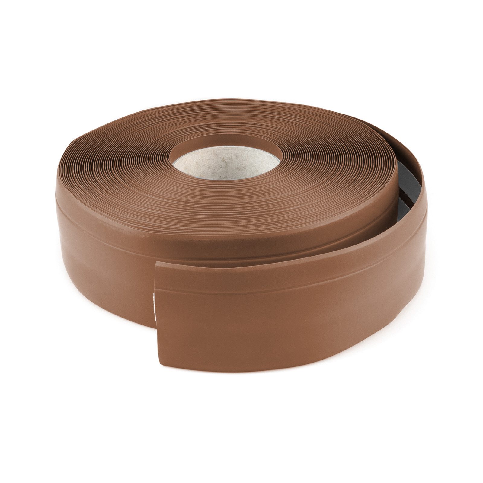 DQ-PP Sockelleiste DQ-PP WEICHSOCKELLEISTE 5m, 50x15mm, selbstklebend, Gummileiste, PCV, Sockelleiste, Abschlussleiste, Bodenleiste, Winkelprofil
