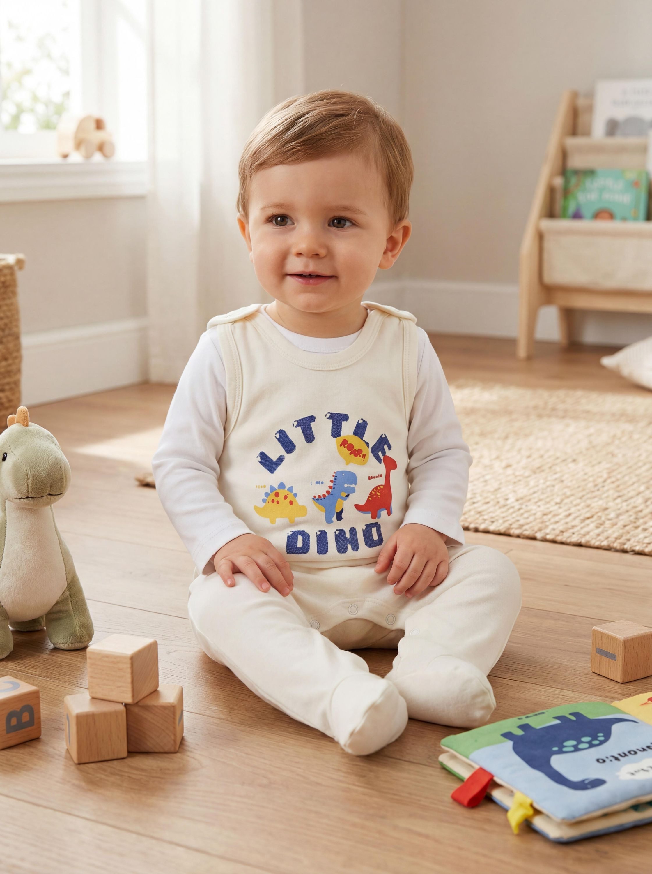 TupTam Strampler TupTam Baby Unisex Strampler mit Aufdruck Spruch 5er Pack – Bild 2 von 3