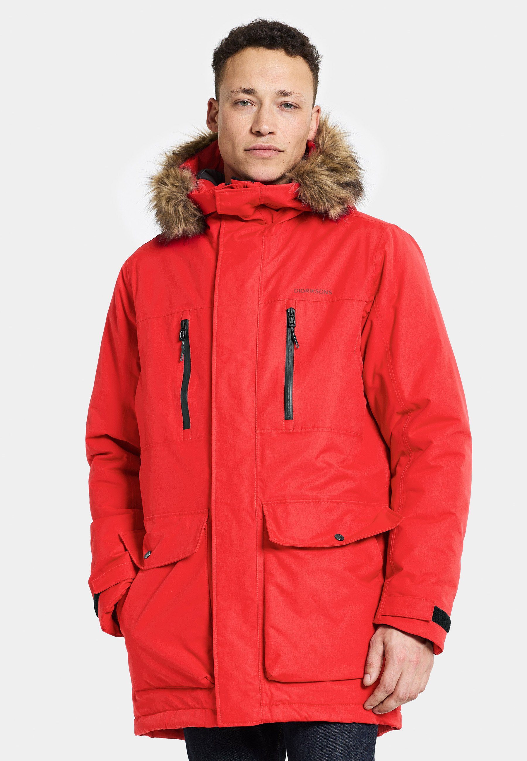 Didriksons Funktionsparka MARCO USX PARKA 3, Saum, Taille, Ärmelabschluesse  und Kapuze sind verstellbar