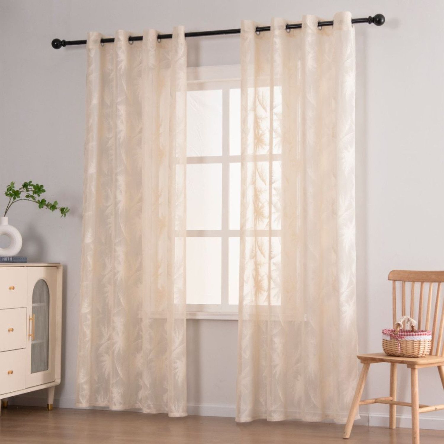 BYSURE Gardine, (2 St), Wohnzimmer, Schlafzimmer günstig online kaufen