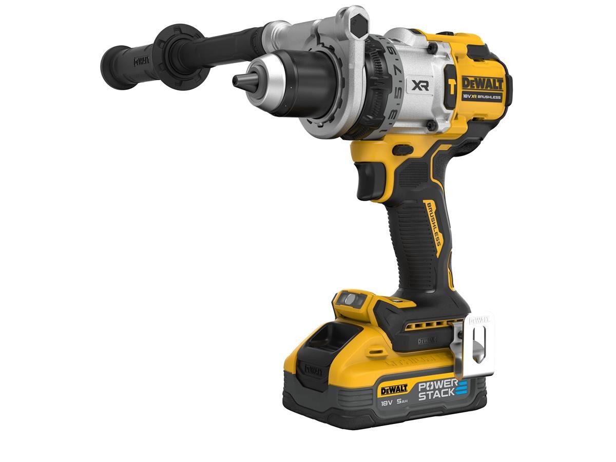 DeWalt Akku-Schlagbohrschrauber 18V / 5 Ah, max. 2000 U/min, (Set), inkl. 2 Akkus und Schnellladegerät und T STAK-Box