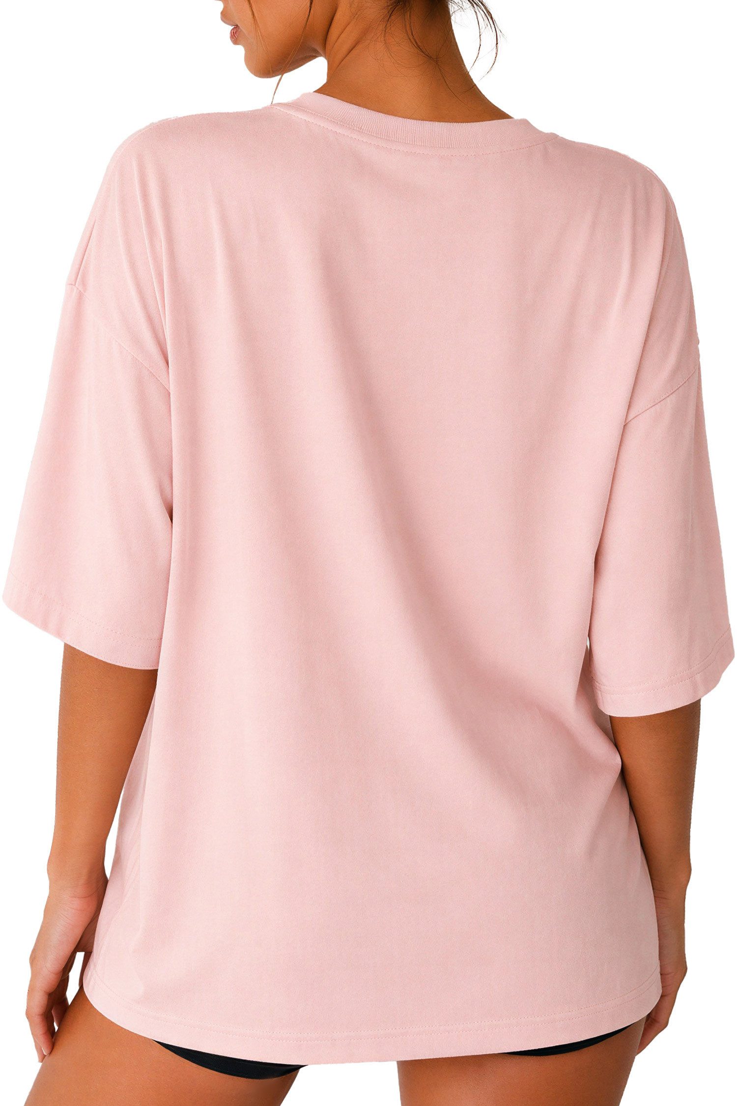 Reichstadt Oversize-Shirt Damen Oversized Kurzarmshirt 24RSW058 in kräftigen Farben