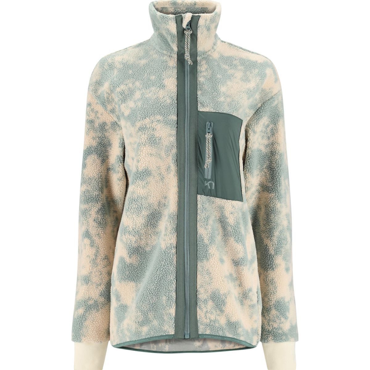 Kari Traa Kapuzenstrickjacke ANE Pile Jacket Vielseitige Damenjacke für Outdoor-Aktivitäten und Alltag mit