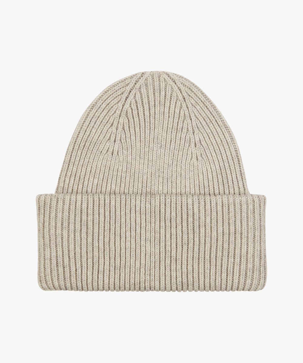Profuomo Strickmütze Beanie-Mütze Beige
