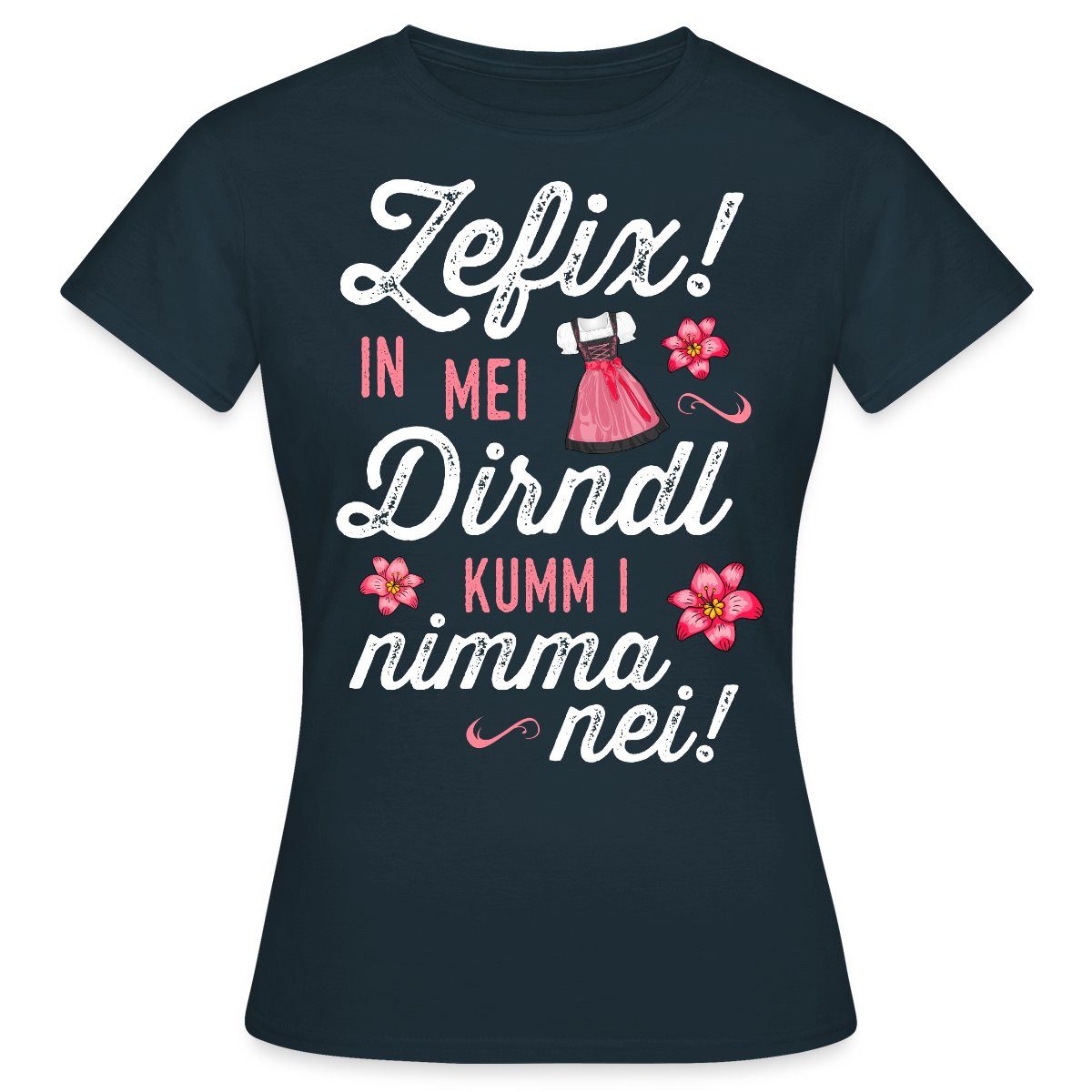 Spreadshirt T-Shirt Lustiges Dirndl Motiv Mit Spruch Für Damen Frauen T-Shi günstig online kaufen