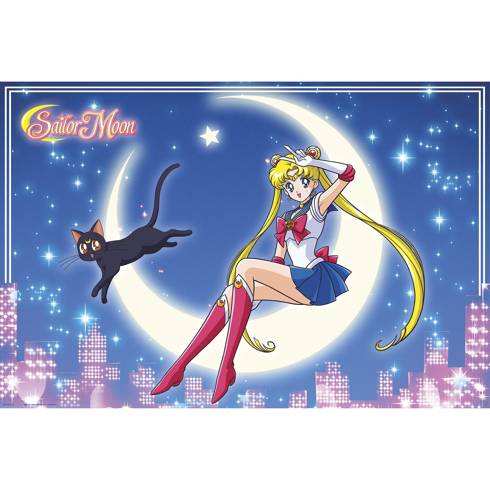 Poster Sailor Moon - Poster - Luna - 61x91,5 cm