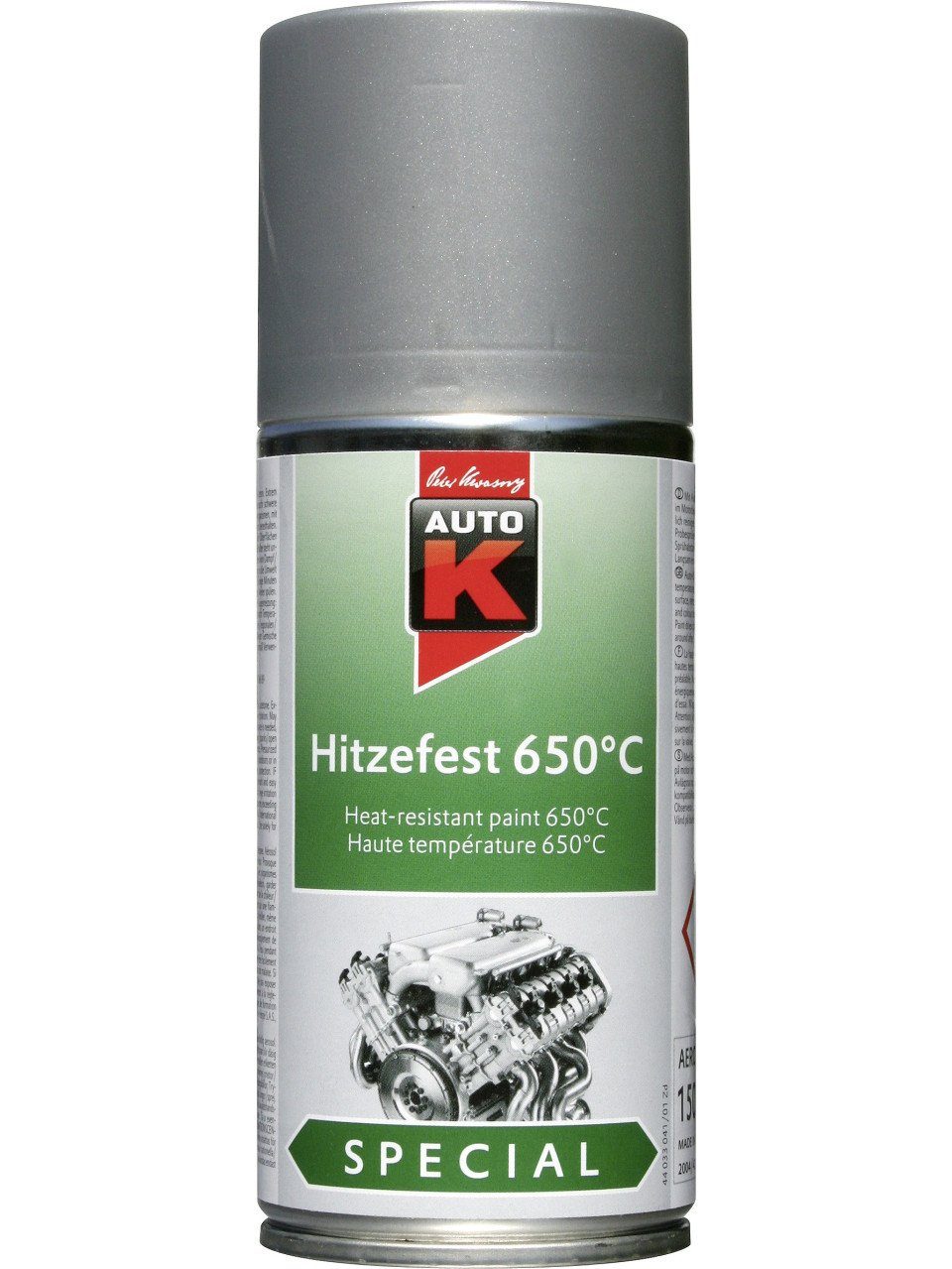 Auto-K Hitzebeständiger Lack – Hält Bis 650°C Für Motor, Auspuff & Grill