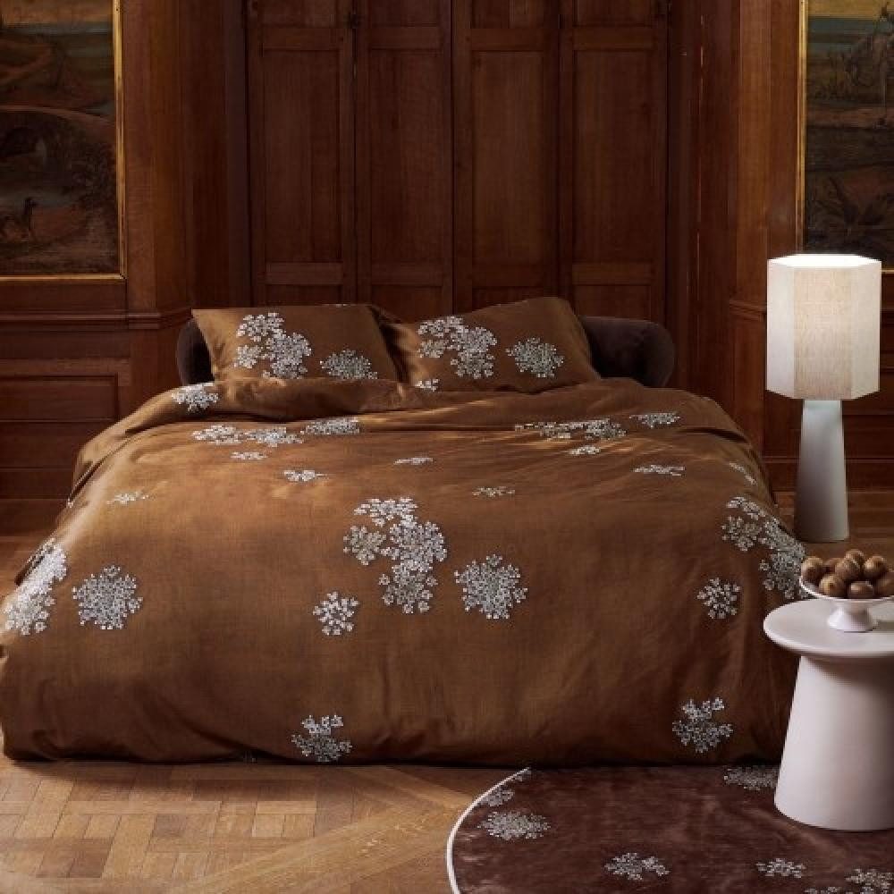 Essenza Bettwäsche Lauren Cinnamon 155 x 220 cm, Satin, 2 teilig
