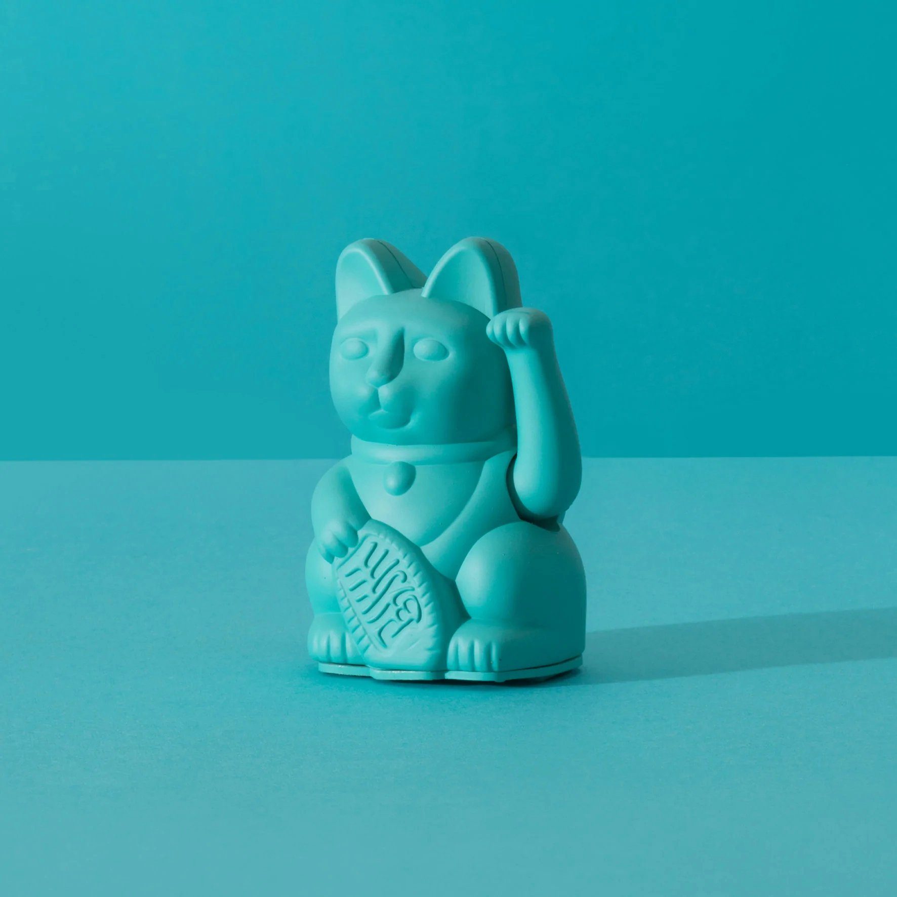 Donkey Products Dekofigur Donkey Lucky Cat Mini - türkis