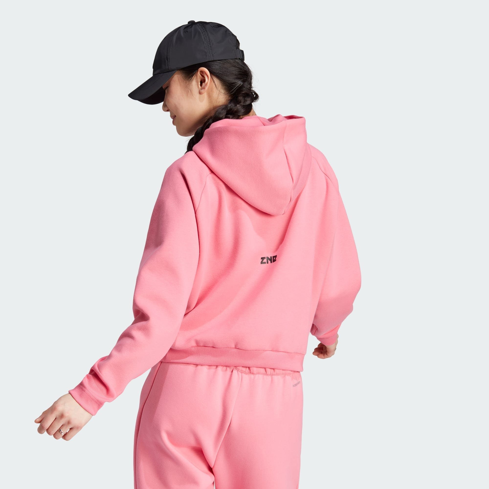 adidas Sportswear Z.N.E. Pink ADIDAS ZIP-HOODIE Fusion Hoodie