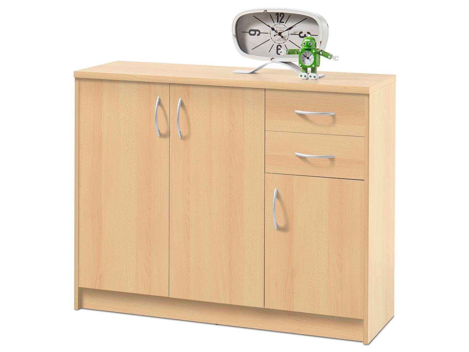 PREISBRECHER Kommode Olli, 109 x 86 x 35 cm (B/H/T)