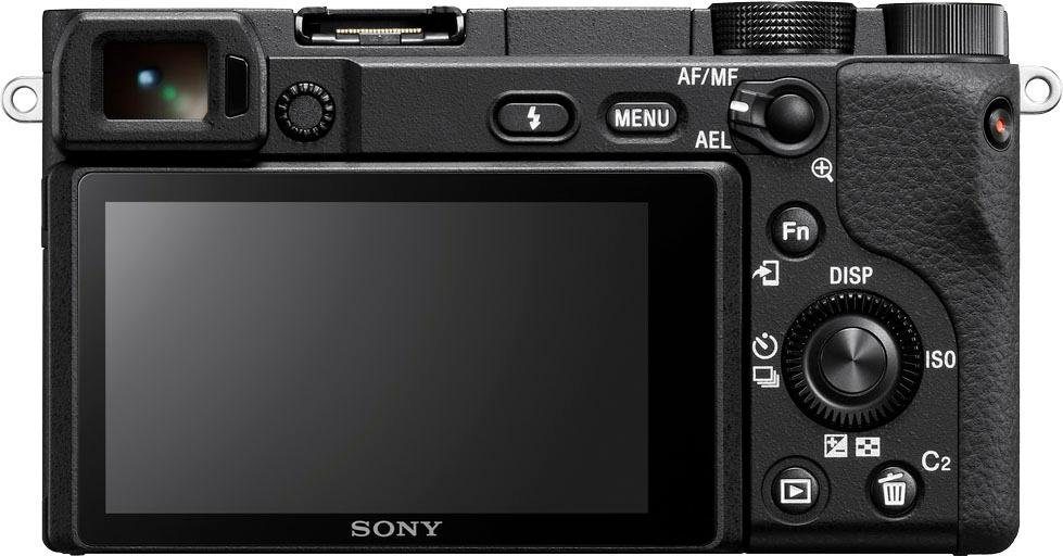 Sony ILCE-6400LB - (24,2 Alpha XGA OLED E-Mount 180° NFC, Bluetooth, (Wi-Fi), 6400 16-50mm MP, Systemkamera L-Kit 4K Objektiv) WLAN Sucher, Video, Klapp-Display